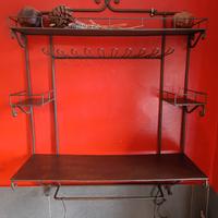 scaffale/etagere in ferro battuto 