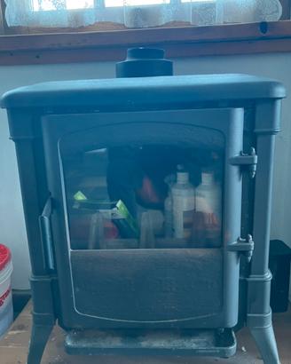 Stufa in ghisa a legna