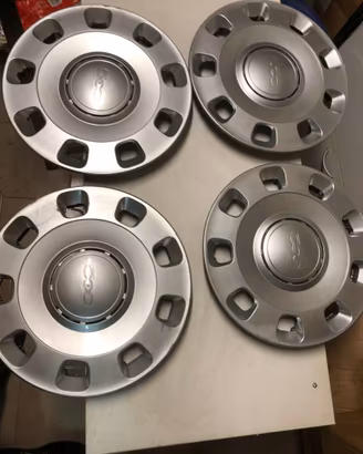 COPRI-CERCHI ORIG-FIAT NEW 500-3P DIAMET-15+COMPR.