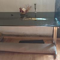 tavolo piano cristallo