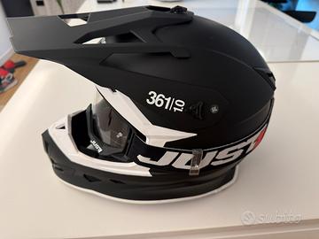 CASCO MOTARD CON MASCHERA