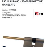 Cilindro Europeo Portone blindato