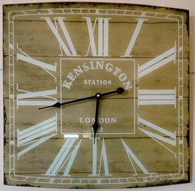 orologio da parete in vetro quadrato Kensington 