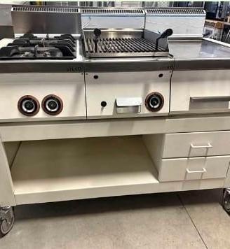 mobile cucina della SILKO da esterno a gas. 