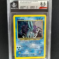 BGS 8,5 - Suicune Holo #14  Neo Revelation