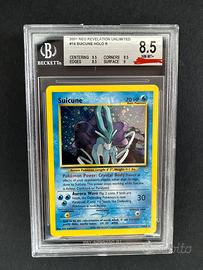 BGS 8,5 - Suicune Holo #14  Neo Revelation