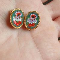 Orecchini micromosaico