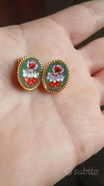 Orecchini micromosaico