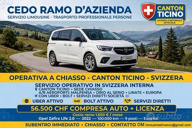 LICENZA AUTORIZZAZIONE NCC CESSIONE RAMO AZIENDA 