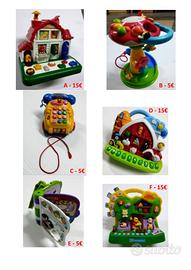 Giochi vari bimbo da 5€