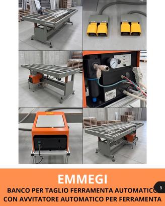 Macchinari per la  lavorazione di  finestre in pvc