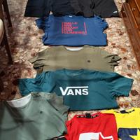 t shirt  e pantaloncini firmati lot