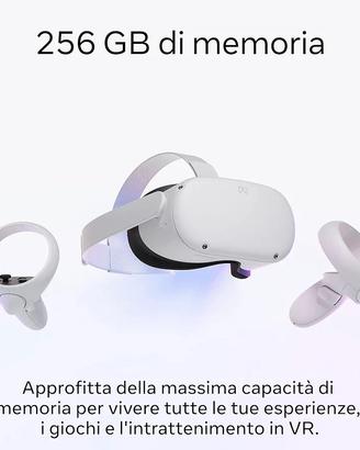 Meta Quest 2 - Visore VR All-In-One - 256 GB