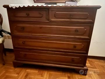 Cassettiera (como’) in legno anni 70