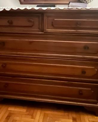 Cassettiera (como’) in legno anni 70