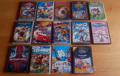 Lotto dvd film e cartoni 