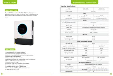 Inverter fotovoltaico solare OUYAD Max-II-11K