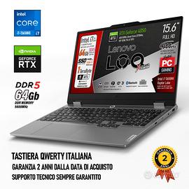 NOTEBOOK GAMING lenovo Loq i7 13650Hx rtx 4050 1Tb