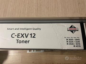 TONER ORIGINALE CANON C-EXV12 BK NUOVO