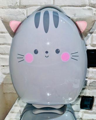 Valigia a forma di gatto da bambino