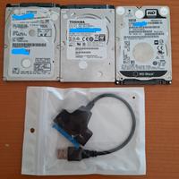 Lotto N.3  Hard Disk e cavo usb