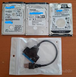 Lotto N.3  Hard Disk e cavo usb