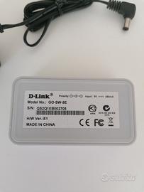 Switch D-Link GO-SW-5E 5 porte 100 MBit/s Bianco

