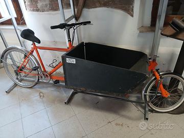 Bici da trasporto - cargobike - bici con cassone
