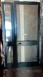 portoncino ingresso con vetro 