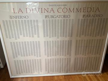 Quadro con cornice e vetro 140per110. 