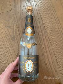 Bottiglia vuota Cristal Rosé Vinothèque 1996