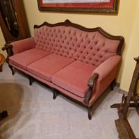divano 3 posti restaurato stile classico
