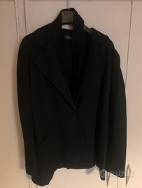 Giacca in panno nero