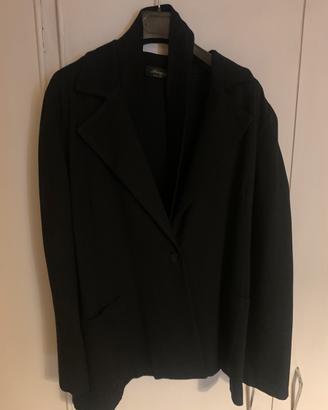 Giacca in panno nero