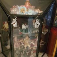 vetrina+vaso in ceramica+letto estraibile