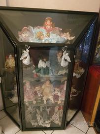 vetrina+vaso in ceramica+letto estraibile