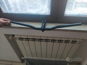 manubrio e attacco manubrio rockrider st 120