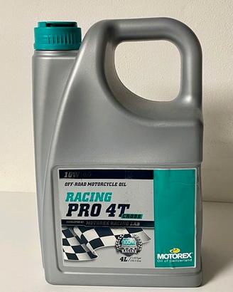 OLIO Motorex racing pro 4t CROSS 10w40 - 4L.