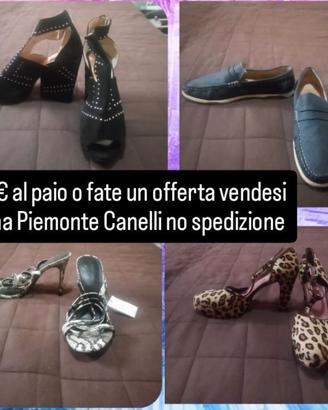 Tacchi, scarpe da ginnastica, mocassini