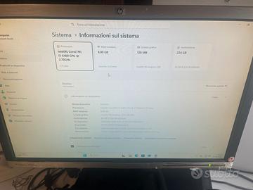 Computer Lenovo i5 8gb ssd 240gb