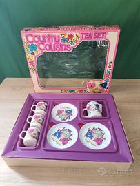 Raro Set da Tè Vintage "Country Cousins" Anni '70