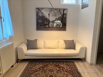 Divano 3 Posti CIERRE Luxury - Pelle Pieno Fiore M