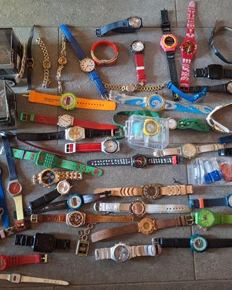 Lotto stock 40+ orologi vintage e moda