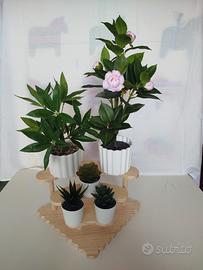 espositore in legno per arredi