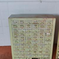 cassettiera industriale anni 60/70