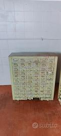 cassettiera industriale anni 60/70