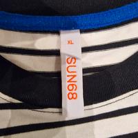 T-shirt uomo SUN68 righe bianche/blu tg. XL