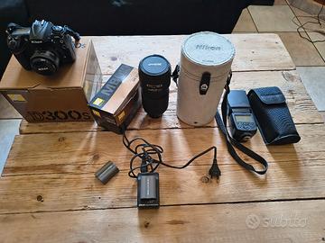 Nikon kit ottica nikkor batteria greep flash sd 