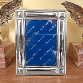 Cornice Portafoto Argento 925 anni 80 foto cm 9x13