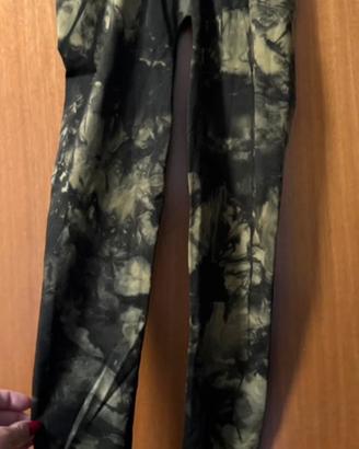 Leggings Push Up Maltinto Verde Purgatorio xs/s